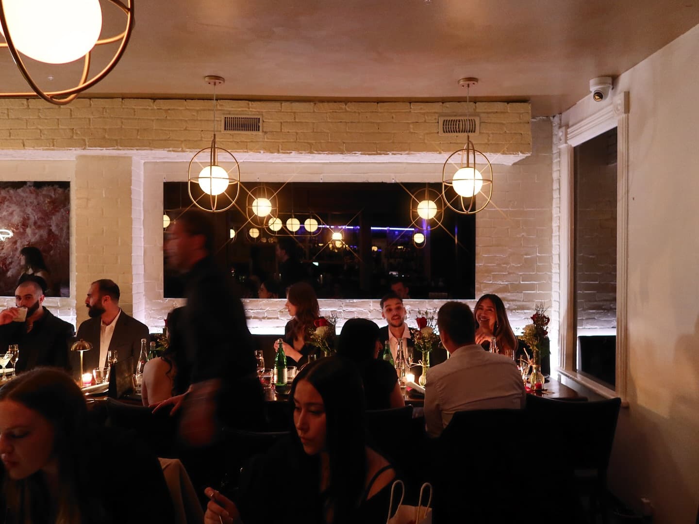 Dining room interior at Somewhere Dine Bar, Ottawa